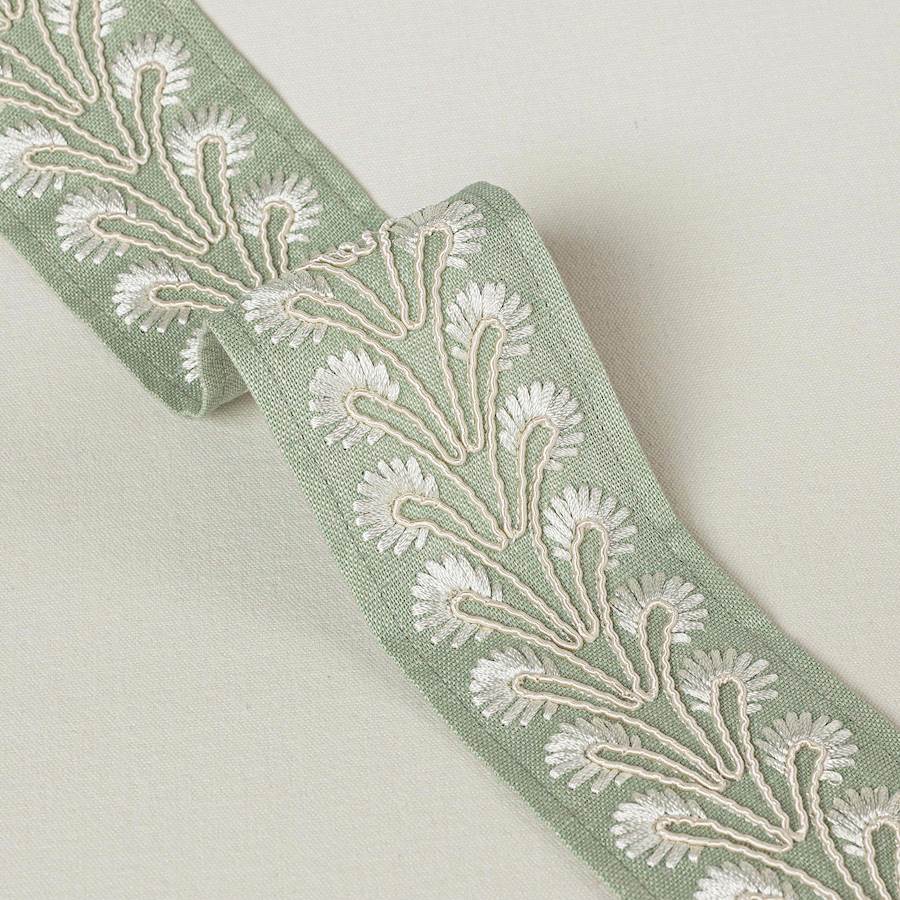 Juniper Braid Trimming in Celadon by Colefax and Fowler