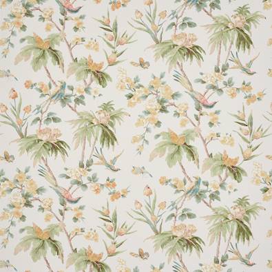 Palm Blossom, Gold/Green