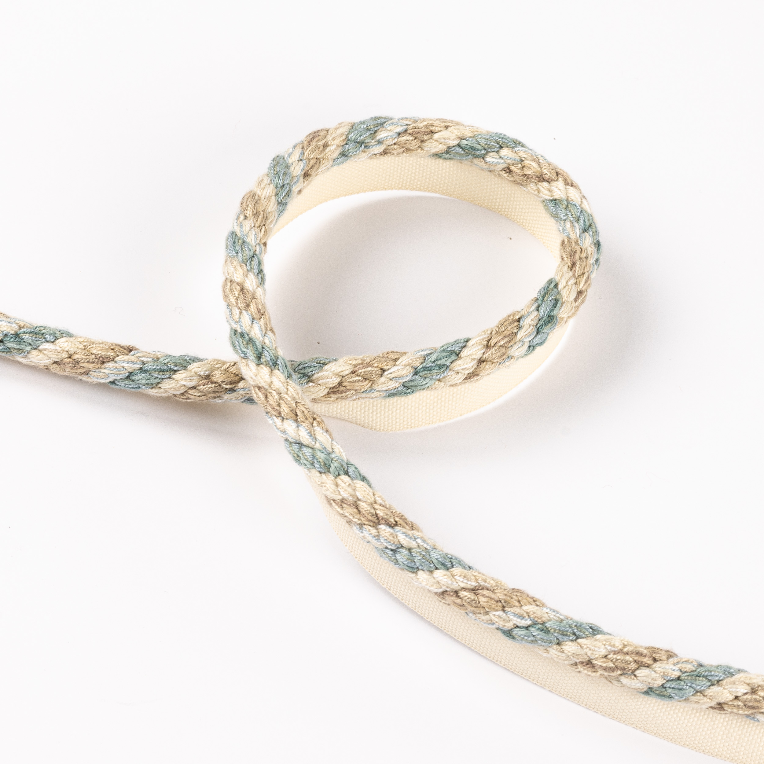 Lansdowne Rope Trimming in Red/Forest by Colefax and Fowler