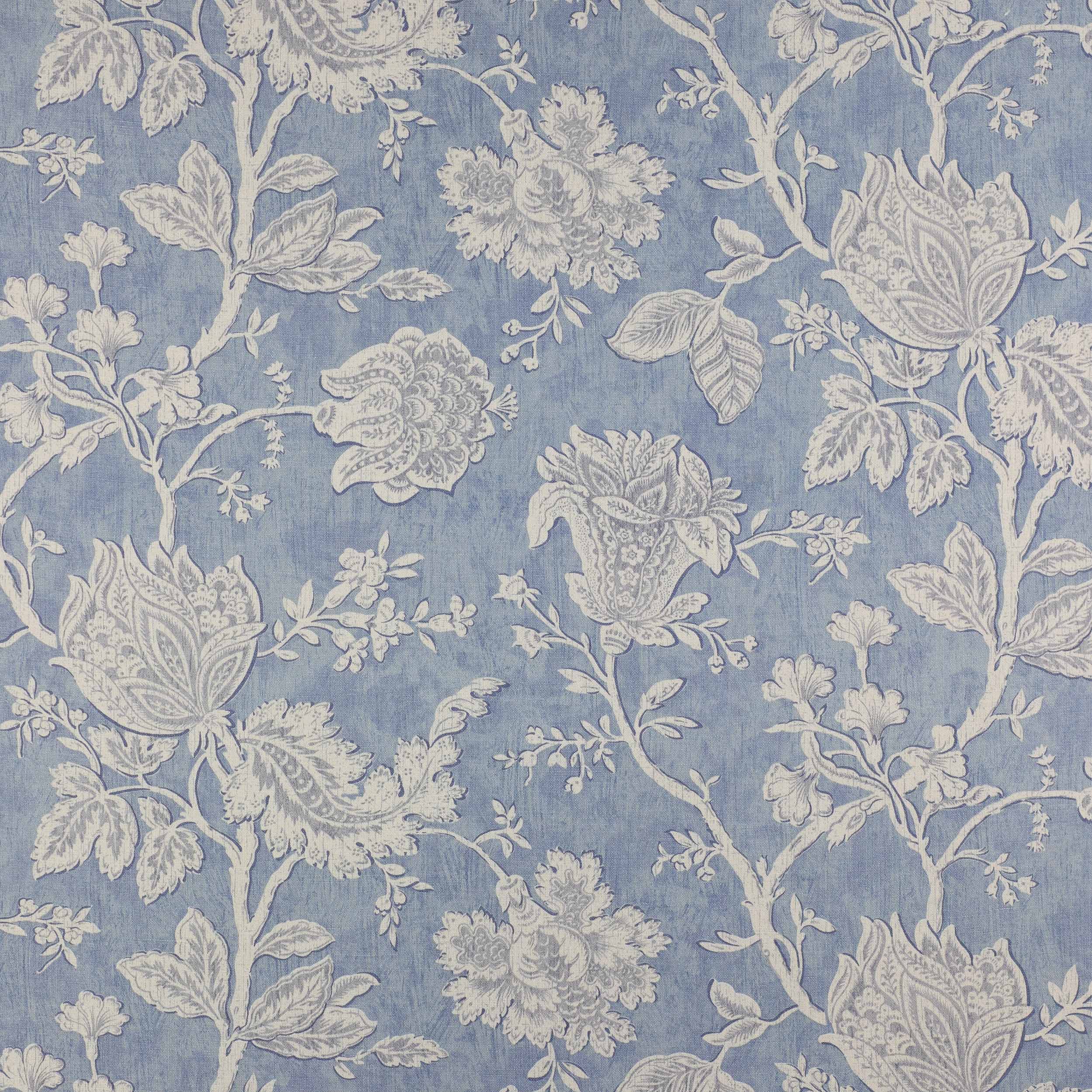 Wyndham Fabric in Pale Blue by Colefax and Fowler