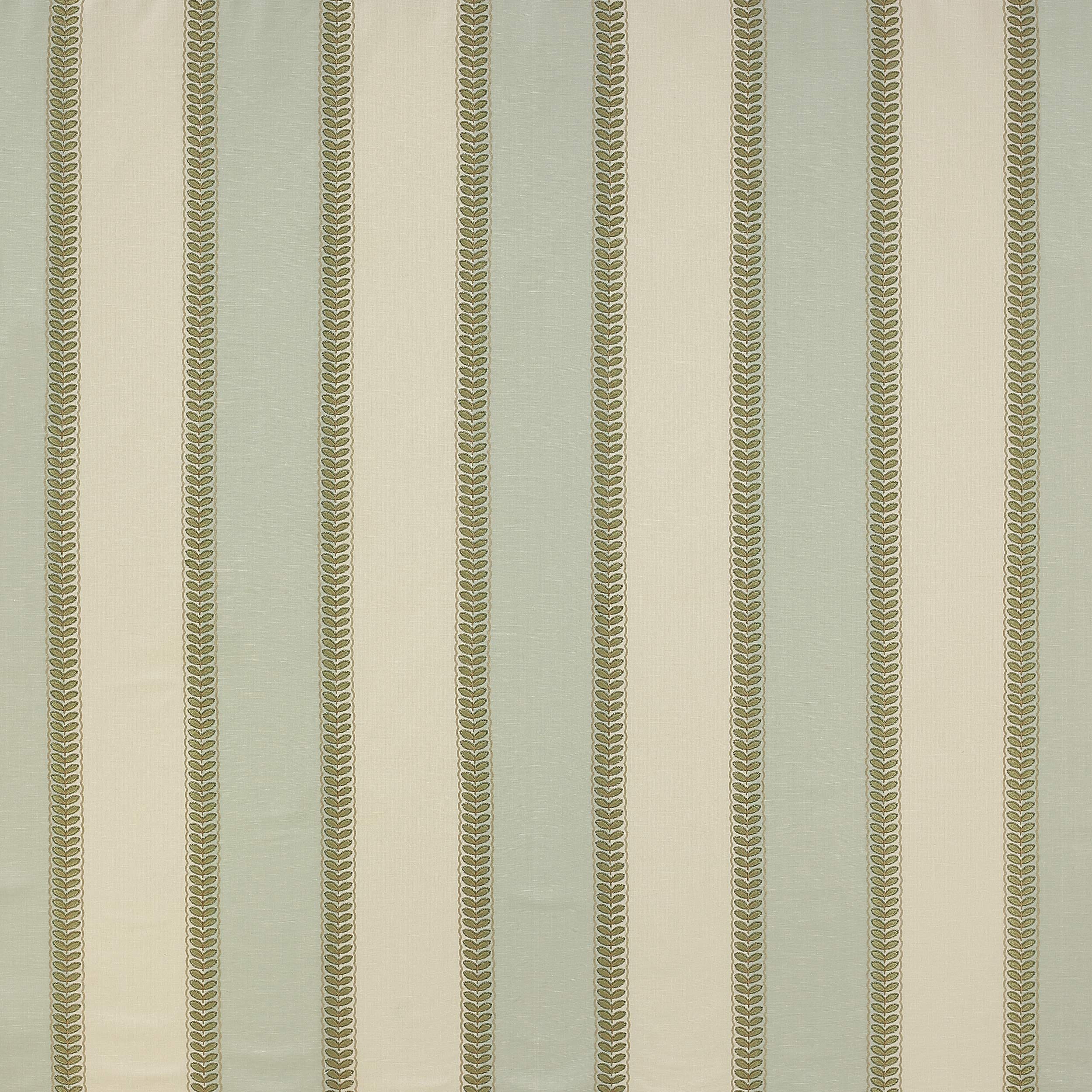 Lawn Stripe Fabric In Green By Colefax And Fowler