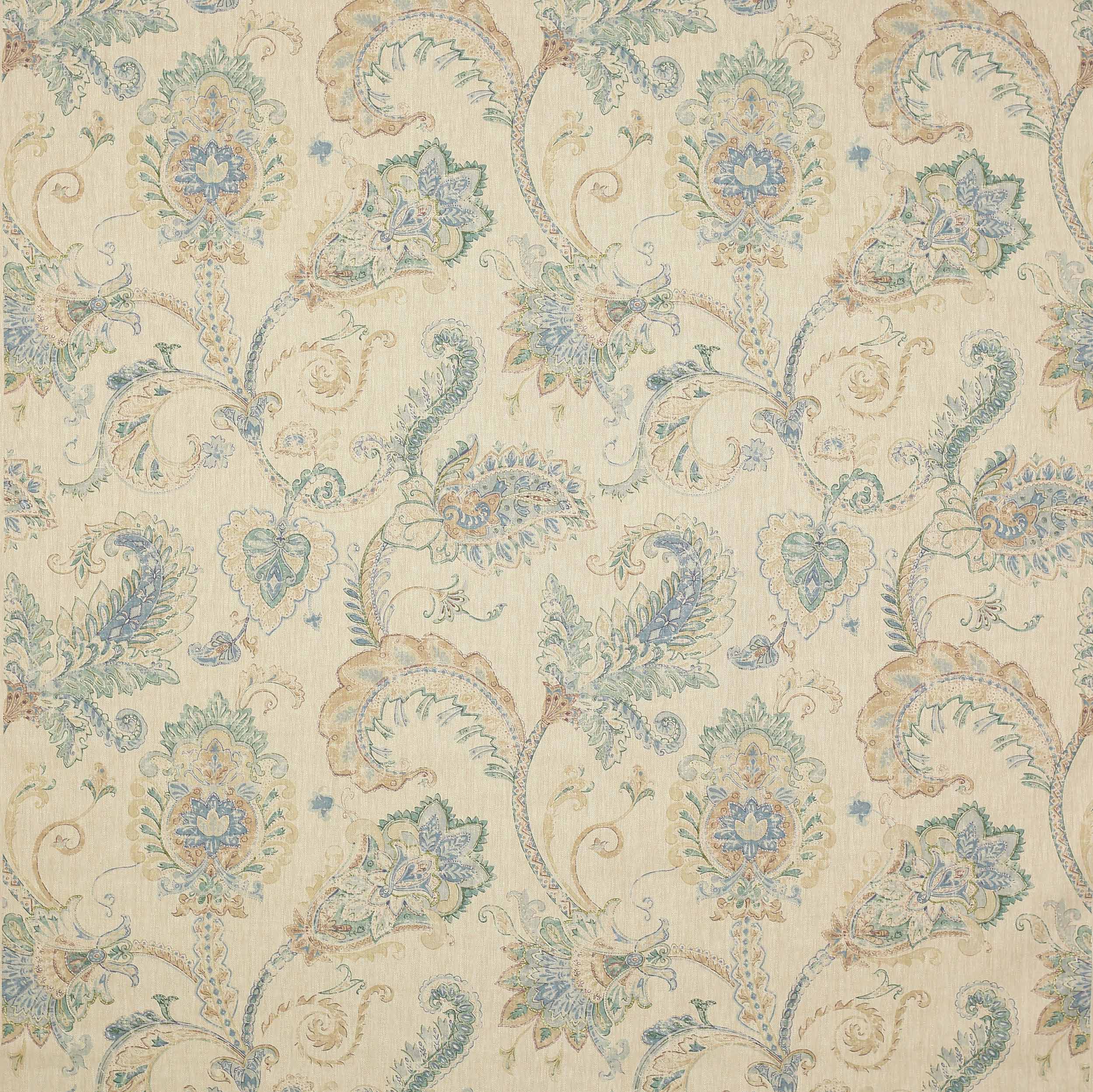 Cassius Fabric in Pink/Blue by Colefax and Fowler