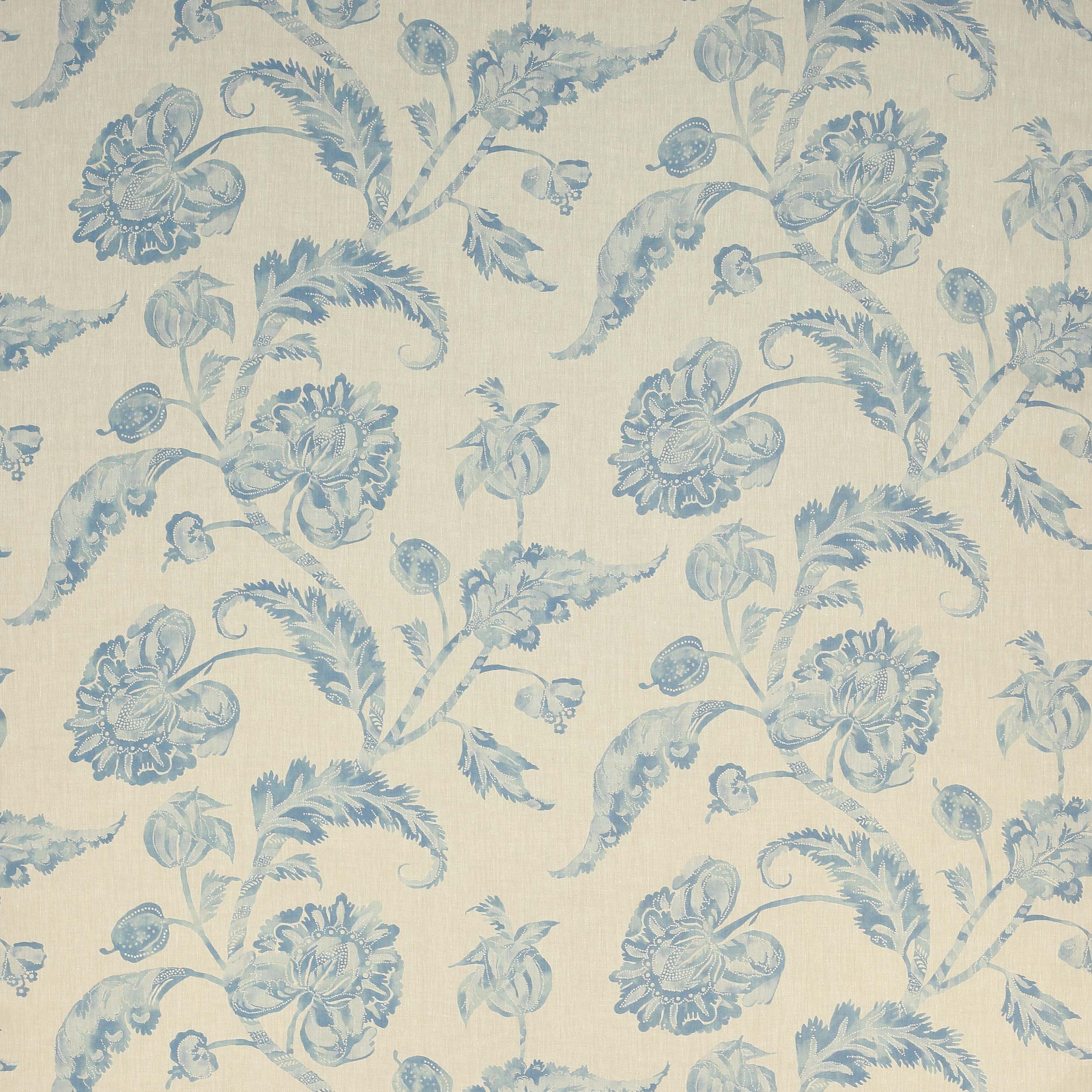 Bellona Fabric in Blue by Colefax and Fowler