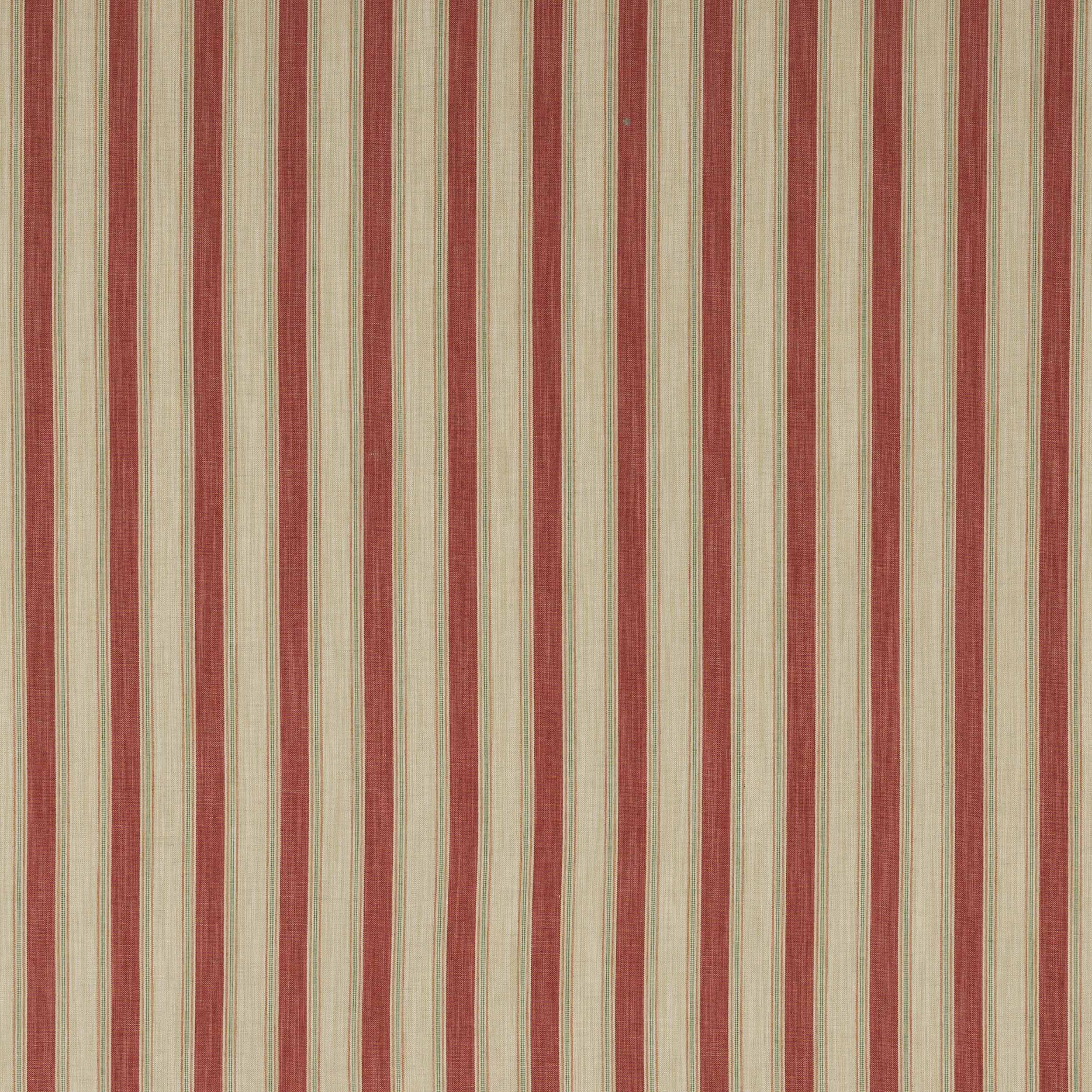 Romaine Stripe Fabric in Fuchsia by Colefax and Fowler