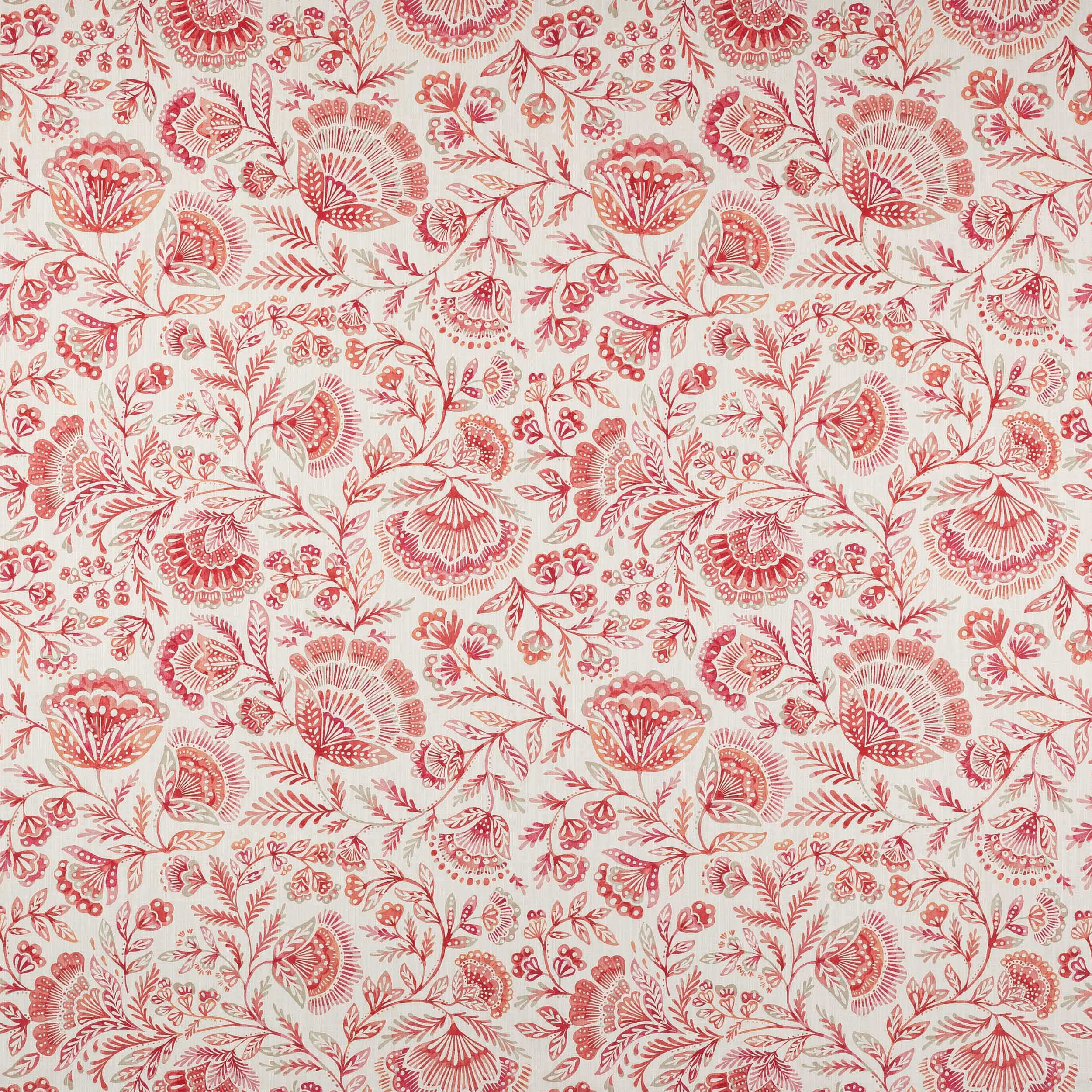 Casidy Fabric in Red by Jane Churchill